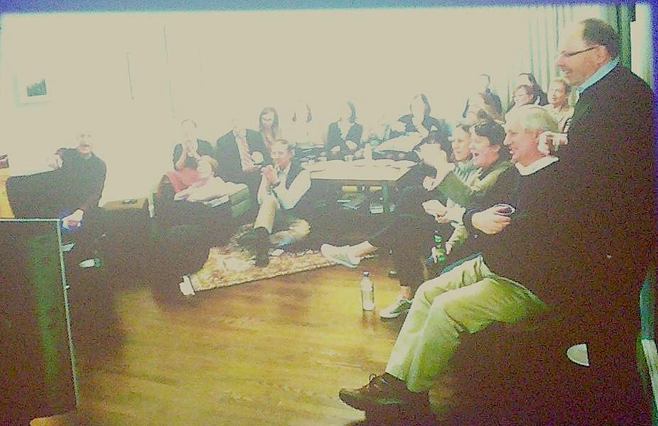 Francis Collins watching state of union speech